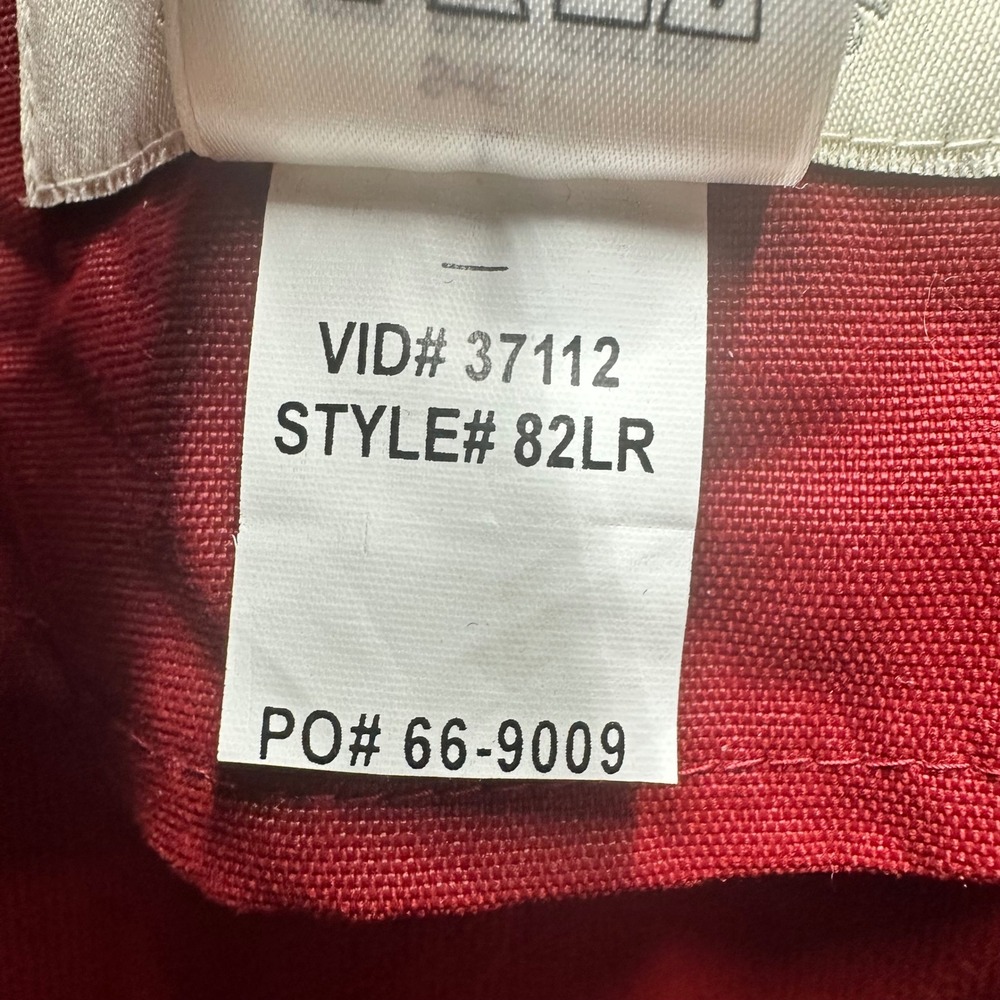 Orvis Red Sherpa Fleece Jacket Men's L Elbow Patch Full Zip - Picture 3 of 8